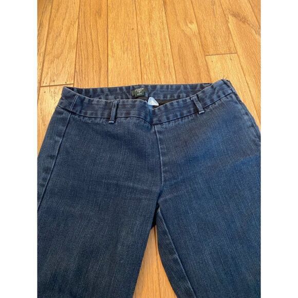 J. Crew, women's stretch city fit elastic waist cropped with bottom zip size 4 - Picture 4 of 10